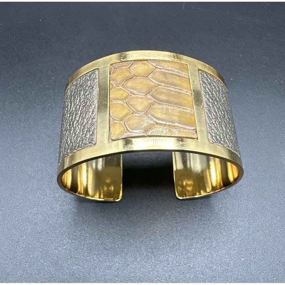Brighton Nick's Cuff Wide Brown Bracelet J123